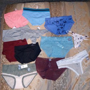Bundle of 13 Panties Aerie VS Size XS NWT!